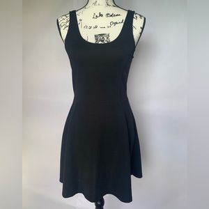 H&M DIVIDED Black Skater Dress size 8
